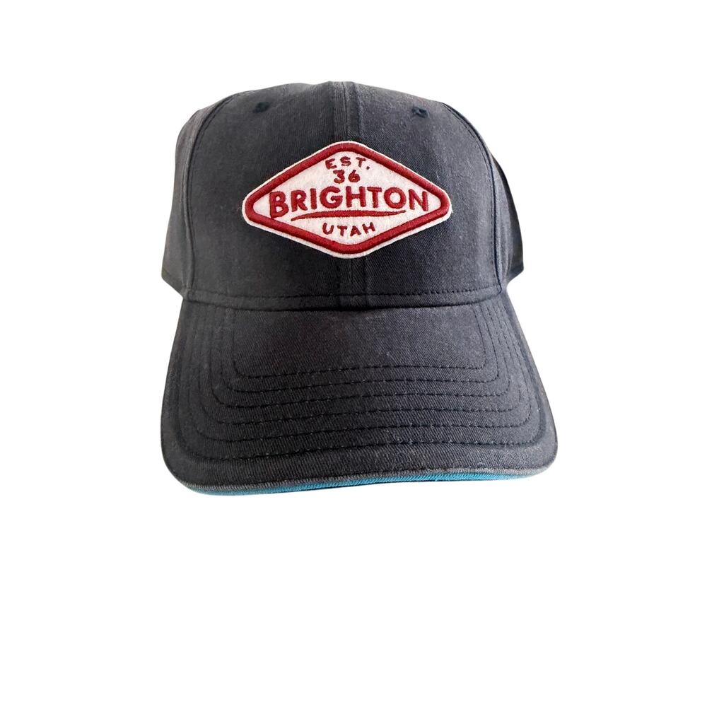 NWT Camp David Brighton Black Strap-Back Baseball Hat Cap Men's One Size